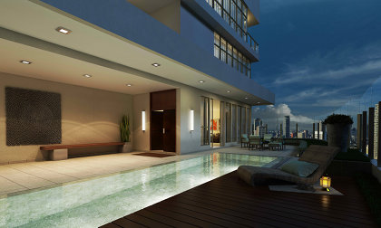 SKY VILLAS. The 63-storey single tower will feature limited edition sky villas. Photo courtesy of Ayala Land.
