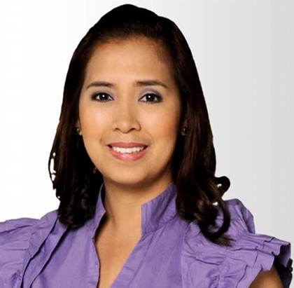 JOURNALIST TO NEWSMAKER. ABS-CBN's Sol Aragones is running for congresswoman of the 3rd district of Laguna. Photo from DZMM's website