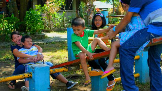 PLAY TIME. SOS children interact with other children within and outside the village. Photo from SOS Children's Village Philippines