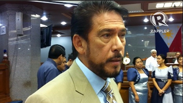 PROPER PROCESS. Senate Majority Leader Vicente Sotto IIi says the cybercrime law went through the right process and he did not insert any provision nor was he part of the Bicameral Conference Committee. Photo by Ayee Macaraig. 