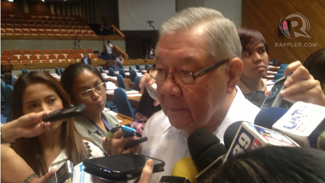 MOVE ON. Speaker Feliciano 'Sonny' Belmonte Jr asks colleagues to focus on their tasks. Photo by Rappler