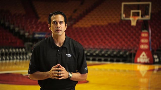 SPO FOR A CAUSE. Filipino-American Miami Heat coach Erik Spoelstra appeared in a UNICEF PSA to aid in typhoon relief. Screengrab from UNICEF PSA.