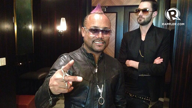 Fans and friends camped out at Manny's suite including the Black Eyes Peas' Apl.d.ap.