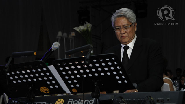 MAESTRO RYAN CAYABYAB LED the accompaniment to the musical performances