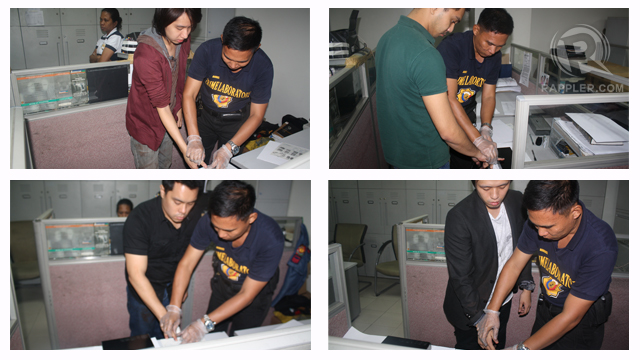 SUSPECTS. From left to right and top to bottom: Galicano Datu III, Crispin de la Cruz, Juan Alfonso Abastillas and Osric Cabrera. Collage by Emil Mercado from images courtesy of Makati police