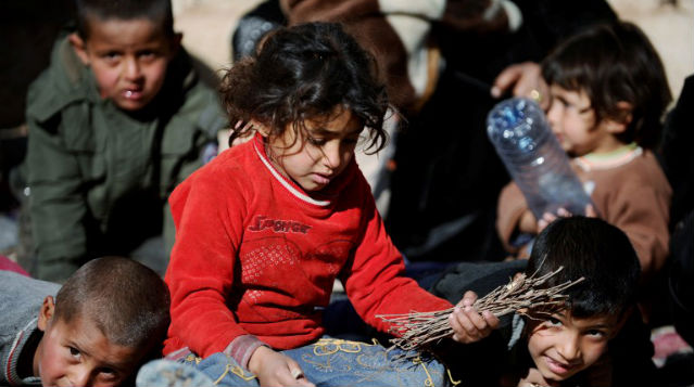 VICTIMS. Syrian refugees, particularly children, are now in danger of getting sick and hungry. AFP Photo