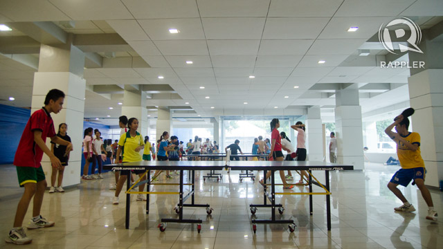 TABLE TENNIS. Negros Oriental Convention Center. Photo by Rappler/Roy Secretario.
