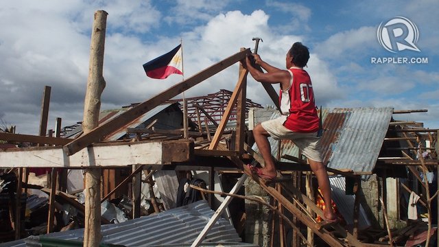 HOPE. Government employees affected by Typhoon Yolanda may be excepmpted from work with pay until the situation in their area returns to normal. Photo by Rappler/Jake Verzosa