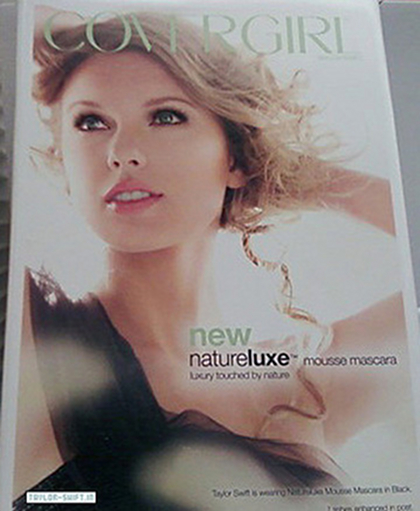 TAYLOR SWIFT's NATURELUXE Mousse mascara ad for Cover Girl stirred controversy for supposedly making unsubstantiated claims