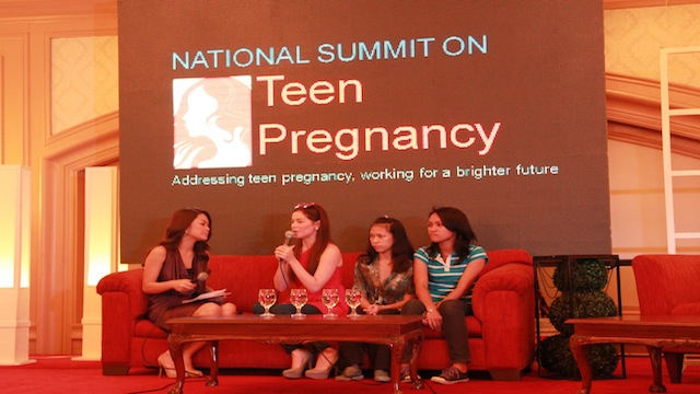 TEEN MOMS. Over 600 people gather for a summit organized by the First National Youth Commission to discuss the issue of teen pregnancy and how best to address it. Photo by Ana P. Santos