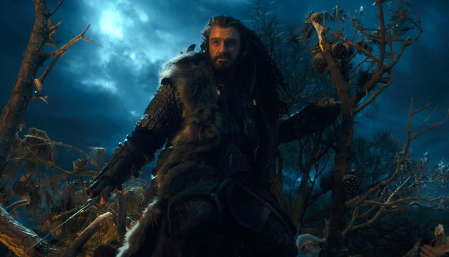 Thorin Oakenshield (Richard Armitage) is the Aragorn-esque figure in 'The Hobbit'