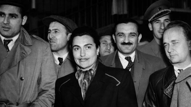 TITO'S WIFE. Wife of Marshall Tito of Yugoslavia, Jovanka Broz (Center), is present at a Communist party congress in Zagreb, then part of Yugoslavia, in November 1952. AFP photo