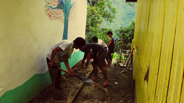 WORK IN PROGRESS. Finding volunteers was a big problem, says Project Rehouse's founder. Photo from Bianca Silva