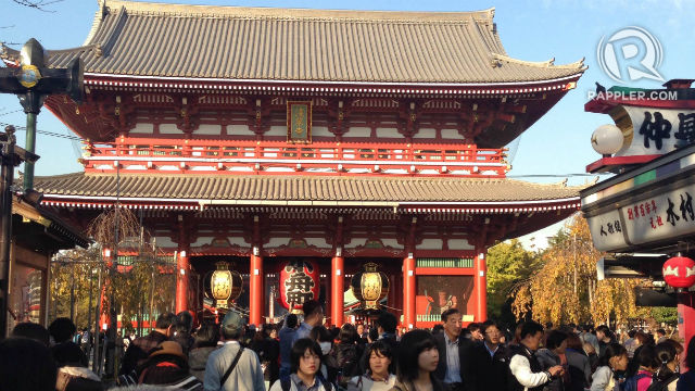 SENSO-JI TEMPLE. This place is one of the most visited spots in Tokyo.
