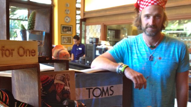 'BLAKE MYCOSKIE STARTED TOMS, not me,' Tyler says with a laugh.