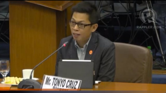 LONG OVERDUE. Blogger Tonyo Cruz says the FOI bill is older than Internet connection in the Philippines but now is the "perfect time" to pass it. 