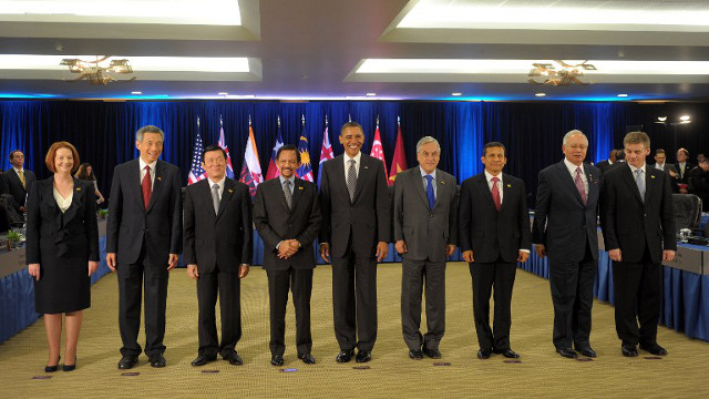 PARTNERSHIPS. The US gives Japan the nod to enter talks on a Pacific trade agreement. Photo by AFP