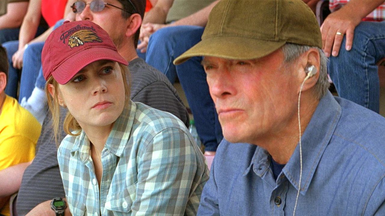 Clint Eastwood plays Amy Adams' father Gus in 'Trouble with the Curve.' Image from the movie's Facebook page
