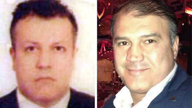 STILL CAPTIVES. Turkish Airlines pilot Murat Akpinar (right) and his co-pilot Murat Agca were kidnapped on August 9, 2013 in Beirut. Photo from Agence France-Presse/Ihlas News Agency