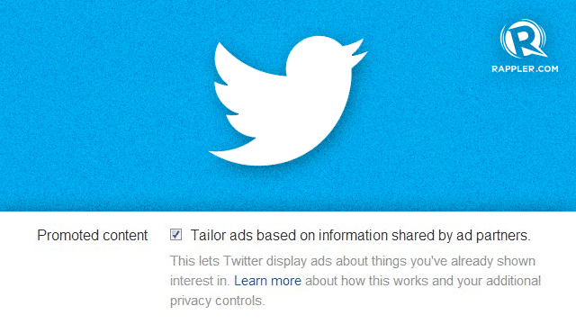 TARGETED ADS. Twitter to test targeted advertising for users who opt in. 