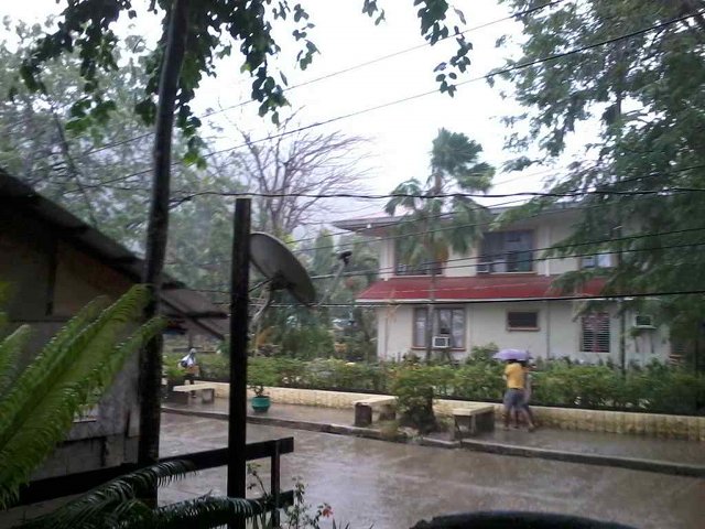 WINDY. Residents in El Nido town in mainland Palawan experiencing strong winds. @ElNidotourism tweets this picture at around 9 am, December 5