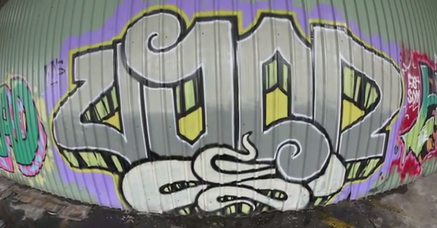 UDON GRAFFITI IN TAIPEI. Screen grab from YouTube