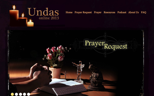 UNDAS ONLINE. The CBCP Media Office offers a website that sets the mood for Undas. Screen grab from undasonline.com