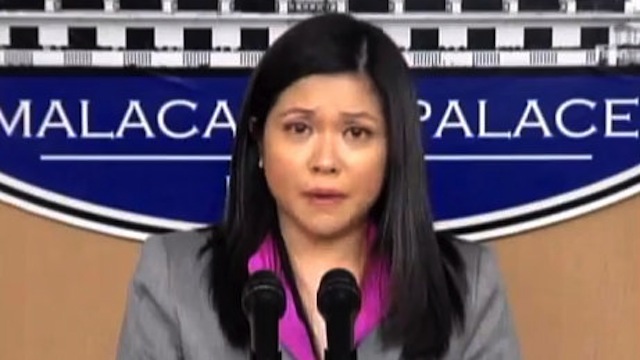 'FORTUNATE.' Deputy presidential spokesperson Abigail Valte welcomes the SC's decision not to issue a TRO on DAP for now. Screenshot from PCOO's Youtube account