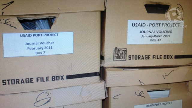 CONFISCATED BOXES. Visayan Forum wants to regain custody of 35 boxes of allegedly faked receipts that the NBI confiscated