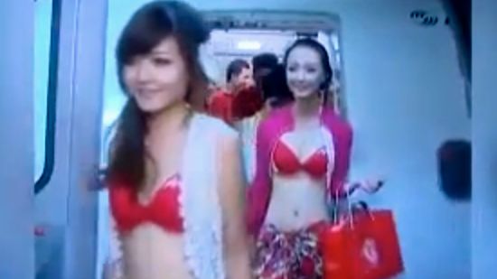 THE VIET JET AIR dancers. Screen grab from YouTube