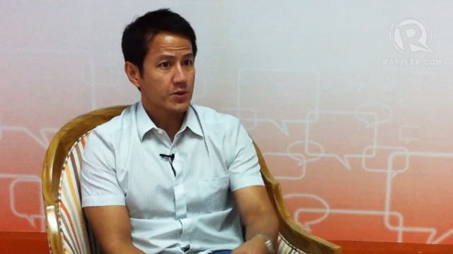 NO TO 'EPAL': Vincent Lazatin in an interview with Rappler on premature campaigning.