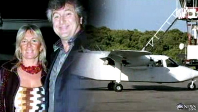 MISSING. Vittorio Missoni and his wife Maurizia disappeared off the coast of Venezuela with 4 others. Screen grab from video posted by ABCNews