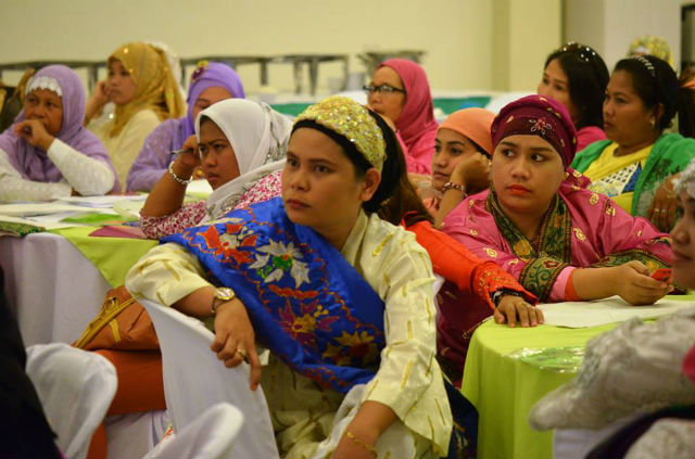 Participants at the UK-funded Women’s Summit in Cotabato City.
