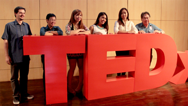 'KEBS!' DID THE TRICK. Wanderrgirl aka Arriane Serafico (3rd from left) with fellow TEDxKatipunan speakers Dylan Wilk of Human Nature, Maria Ressa of Rappler.com, Anna Oposa of Save Philippine Seas, Mayor Pie Alvarez of San Vicente, Palawan and photographer John Chua of Photography with a Difference. Photo from www.wanderrgirl.com