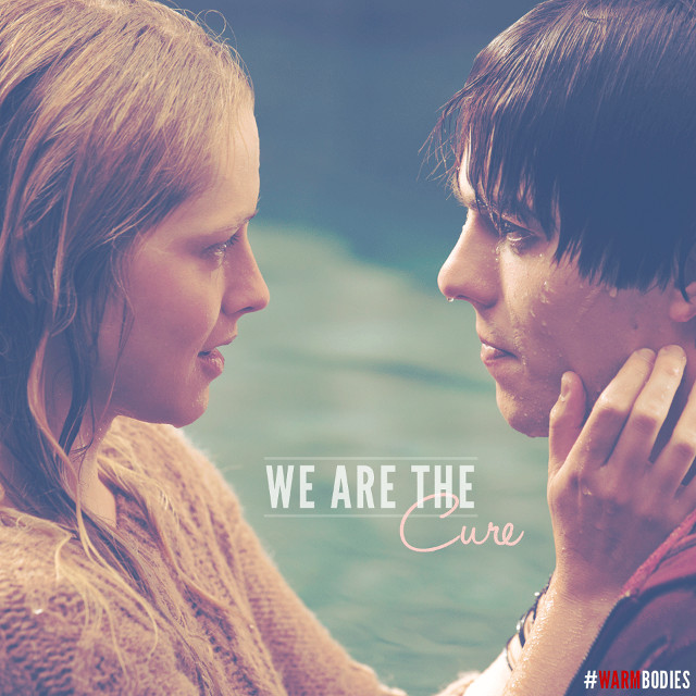 ZOMBIE LOVE STORY. 'Warm Bodies' stars Teresa Palmer and Nicholas Hoult. Image from the 'Warm Bodies' Facebook page