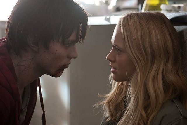 RADICAL ROMANCE. Nicholas Hoult and Teresa Palmer meet up in 'Warm Bodies.' Photo by Summit Entertainment