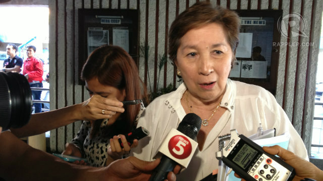 BUDGET MORATORIUM. Former NEDA Director General Solita Monsod says the government must stop disbursements for APECO before all the kinks in the project have been ironed out. Photo by Cai Ordinario