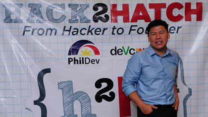 SUPPORT. Winston Damarillo, a key supporter of Hack2Hatch wants Filipino entrepreneurs to support those looking to follow in their footsteps. "What we're saying is we will be there for you," he explained. Photo courtesy of Philippine Development Foundation.