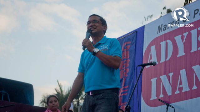 NATIONAL ISSUES. Bayan Muna Rep Teddy Casiño attends the Gabriela rally in Liwasang Bonifacio.