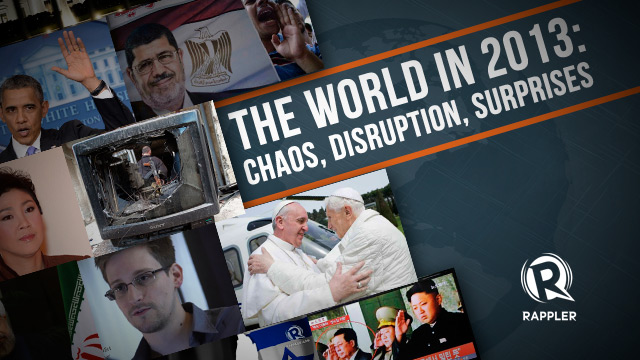 Dunia pada tahun 2013: Kekacauan, gangguan, kejutan