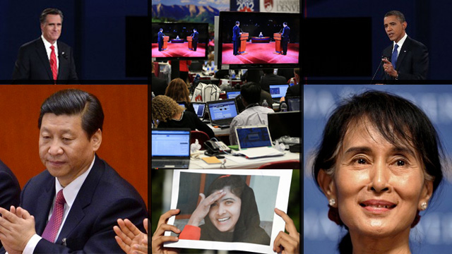 The world in 2012: Transition. Images courtesy of the Agence France-Presse.
