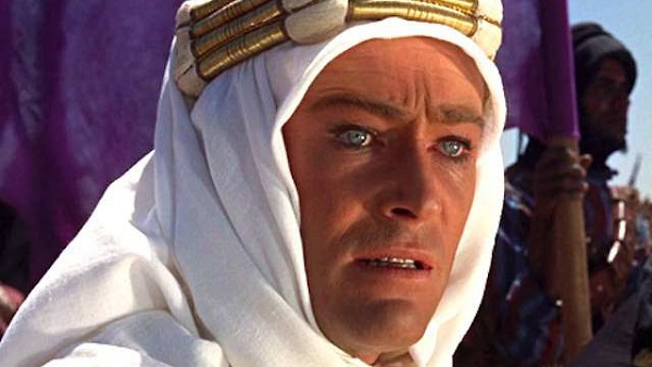 O'TOOLE, 1932-2013. Peter O'Toole as T.E. Lawrence in a scene in the film 