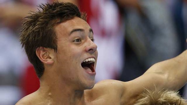 SURPRISE REVELATION. In this file photo, Tom Daley of Great Britain celebrates after finishing third in the men's 10m Platform Final during the Diving competition held at the Aquatics Center during the London 2012 Olympic Games in London, Great Britain, 11 August 2012. EPA/Patrick B. Kraemer