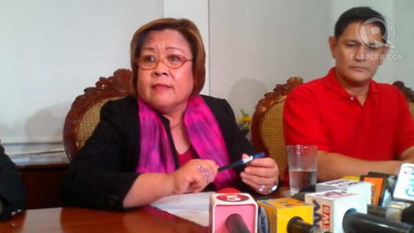 PROBE. Justice Secretary De Lima orders probe on possible market abuse by power firms amid Meralco price hike. Photo by Buena Bernal/Rappler