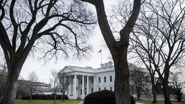 view of the White House in Washington, DC. AFP PHOTO/Brendan SMIALOWSKI