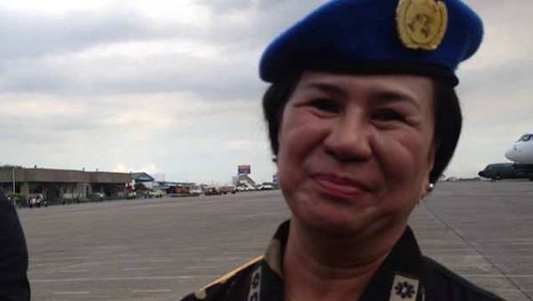 ANOTHER FIRST: Captain Luzviminda Camacho is the first woman to head a Philippines peacekeeping contingent. Photo by Carmela Fonbuena/Rappler