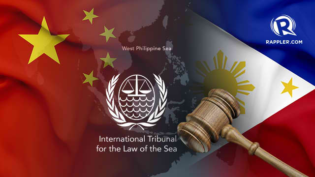 LET UNCLOS DECIDE. Presidential Spokesperson Edwin Lacierda says there is no need to discuss the Philippines' maritime dispute with China at CAEXPO. Graphic by Rappler.com