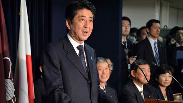 Shinzo Abe, Japan's Prime Minister AFP