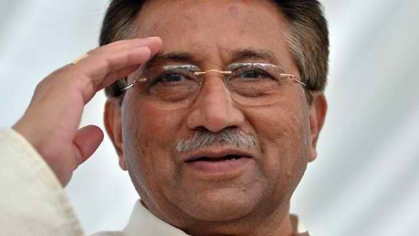 THE FALL. Pervez Musharraf, former chief of the powerful Pakistani army, is indicted for the murder of Benazir Bhutto. File photo by AFP