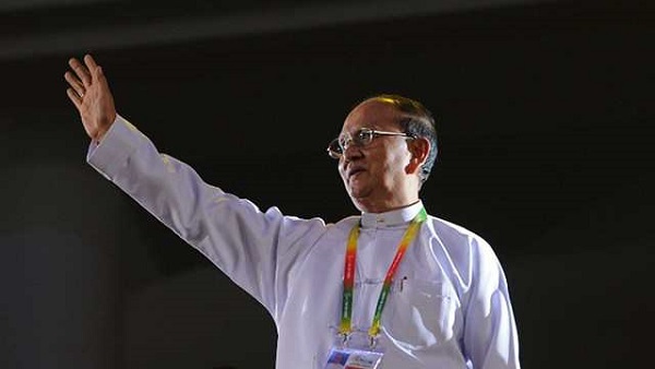 PRESIDENTIAL BACKING. Myanmar President Thein Sein supports moves to change the country’s constitution drafted under the former military junta. File photo by Soe Than Win/AFP